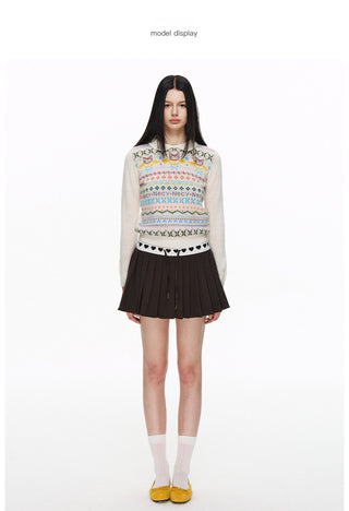 [NECY] Mimora Fair Isle Jacquard Knit Series