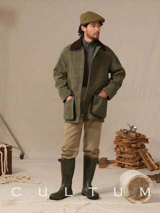 [CULTUM] Waterproof Wool Hunting Field Jacket