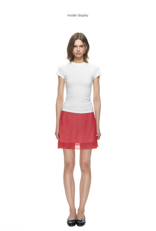 [NECY] Coco Red Mesh Dot A