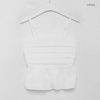 Pintuck Flare Top