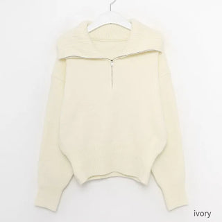 Soft Half-Zip Sweater