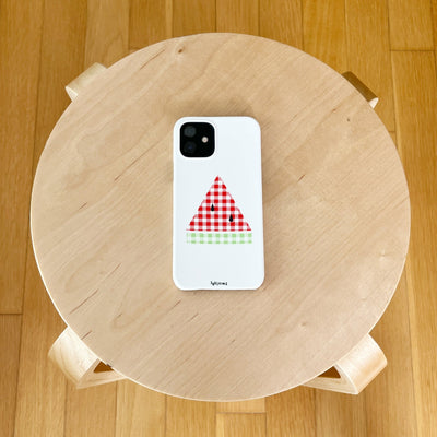 Check watermelon hard case