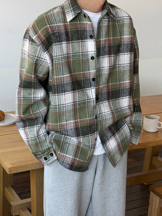 Encore Wool Tartan Check Shirt