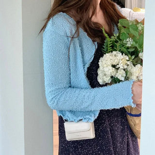 Teemen's stucco cardigan