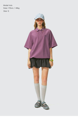 [Monterest] Quick-Dry Half-Zip Polo Shirt