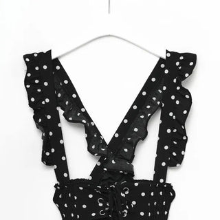 Frilled camisole dress