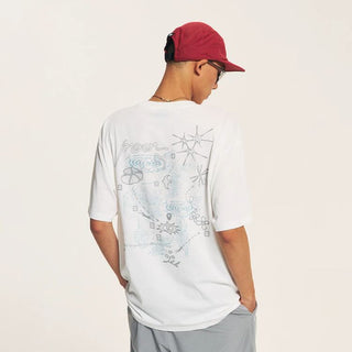 [Monterest] Quick-Dry Reflective Print T-Shirt