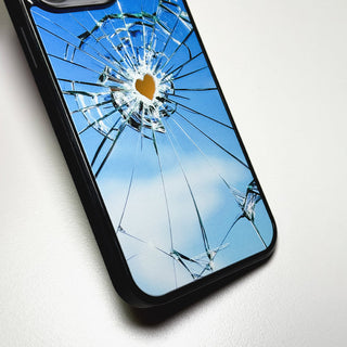 Crack of Heart Bumper Mirror Phone Case (Mirror/MagSafeVer.)
