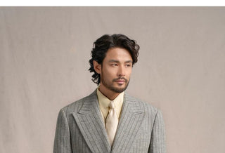 [CULTUM] 480g Heavyweight Wool Striped Suit