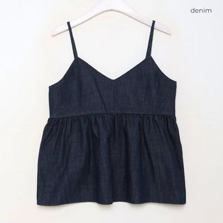 Summer denim camisole and pants set