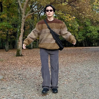 Straight corduroy pants