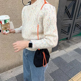 Glitter shoulder bag