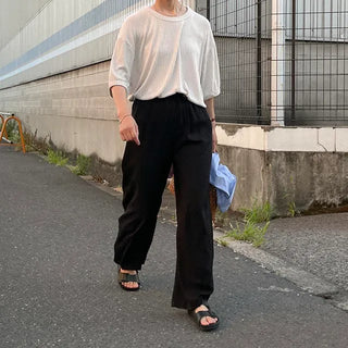 u-neck half knit
