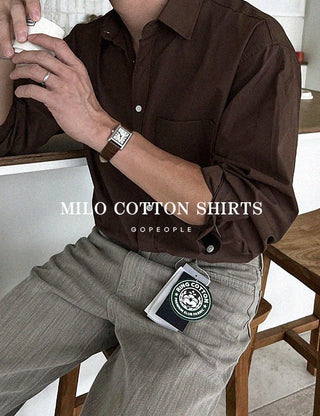 Milo Cotton Daily Shirt (cotton fabric)