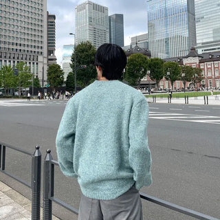 Wool round knit