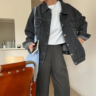 Oversized denim jacket