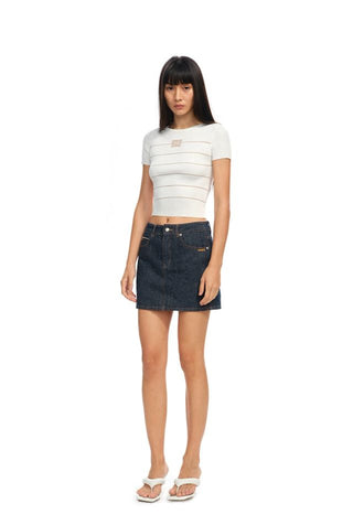 [NOTAWEAR] Beaded knitted T-shirt