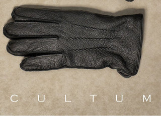 [CULTUM] Sheepskin Touchscreen Wool-Lined Gloves