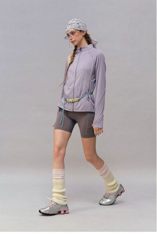 [Monterest] Fleece-Lined Stand Collar Zip-Up Jacket