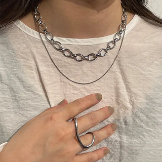 unique two finger ring