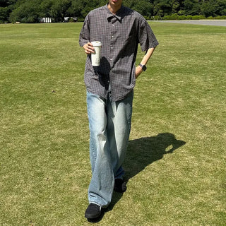 Pocket check shirt