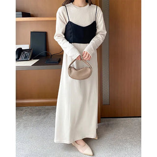 log ribbed maxi ops