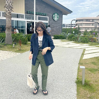 Basic linen jacket