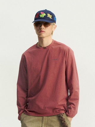 [Monterest] Quick-Dry Antibacterial Logo Long Sleeve Tee