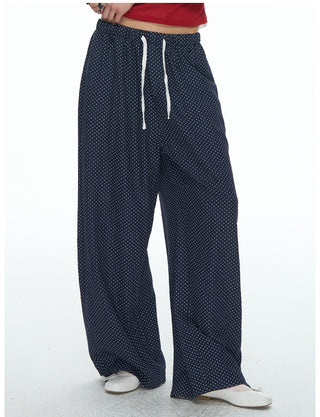 [NECY] Mini Dot Allover Print Wide Pants (2color)