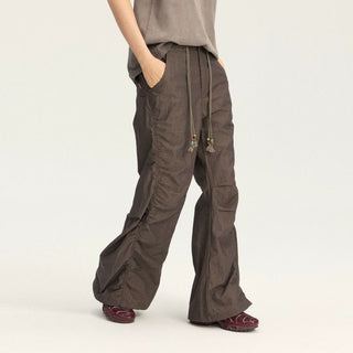 [Monterest] Washed Pleated Wide Leg Pants
