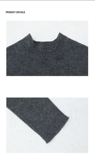 [MASONPRINCE] Seamless Cashmere Blend Layer Shirt