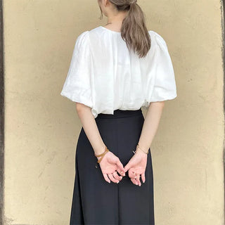 Volume puff blouse