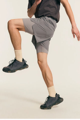 [Monterest] UPF50+ 2-in-1 Stretch Sport Shorts
