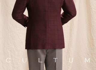 [CULTUM] Plaid Sport Jacket