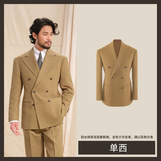 [CULTUM] Wrinkle-Resistant Double Breasted Suit