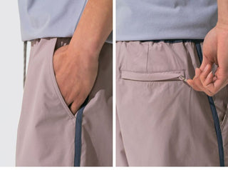 [Monterest] Quick-Dry Contrast Trim Surf Shorts