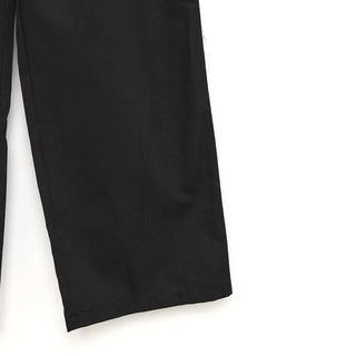 Cotton two-pleat pants