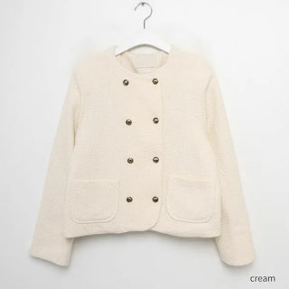 Tweed wool double jacket