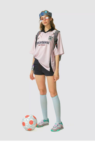 [Monterest] Outdoor Sports Print Polo Jersey Tee
