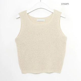 soda square sleeveless knit