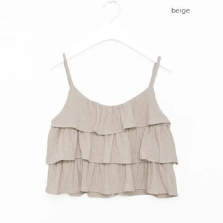 Wrinkle top and pants set