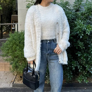Fluffy Knit Ensemble
