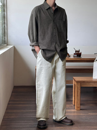 Thor Crack Pigment Oversized Shirt