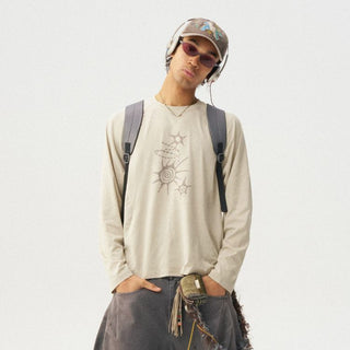 [Monterest] Waffle Knit Quick-Dry Long Sleeve Tee