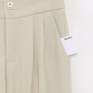 Pintuck Straight Slacks