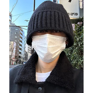 Knit bucket hat