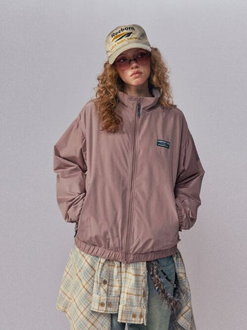 [Monterest] Water-repellent Stand Collar Fleece Jacket