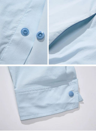 [Monterest] Water Repellent Lightweight Snap Shirt
