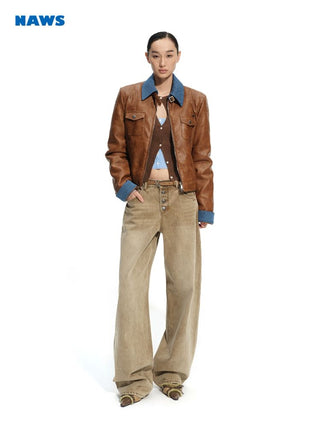 [NOTAWEAR] Wide-Leg Denim Pants