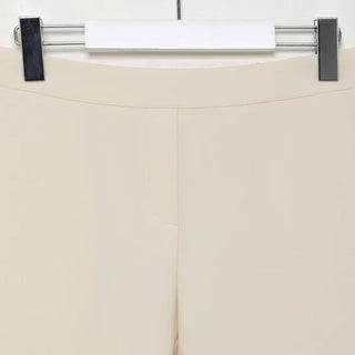 Straight slim slacks